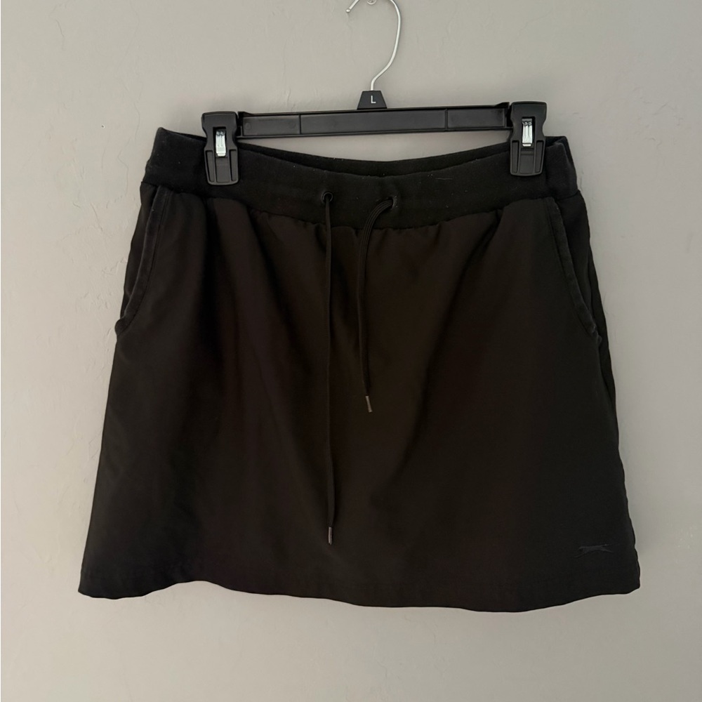 Slazenger Black Casual/Athleisure Drawstring Skirt